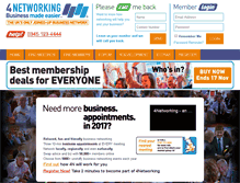 Tablet Screenshot of 4networking.biz